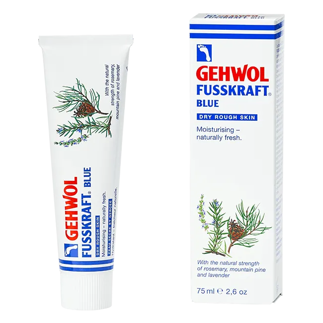 GEHWOL FUSSKRAFT BLUE Κρέμα ενάντια στο ξηρό και σκληρό δέρμα των ποδιών